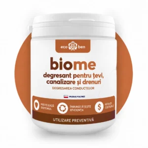 BioMe Drain Easer – degresant biologic pentru țevi și canalizare 300 g