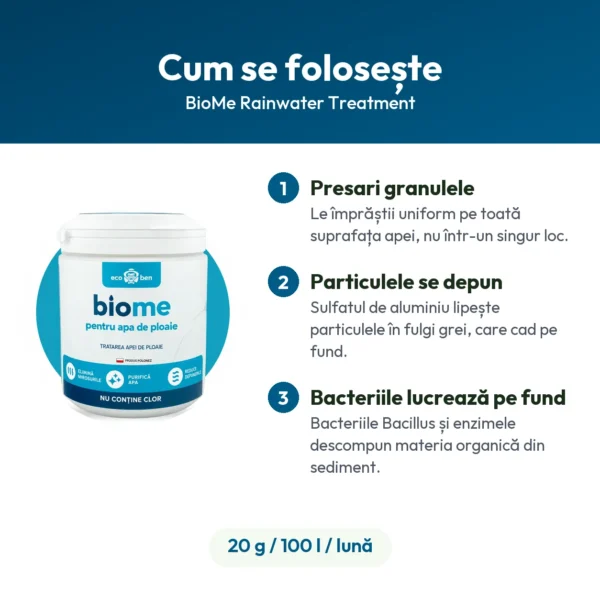 BioMe Rainwater Treatment – tratament pentru apa de ploaie 500 g