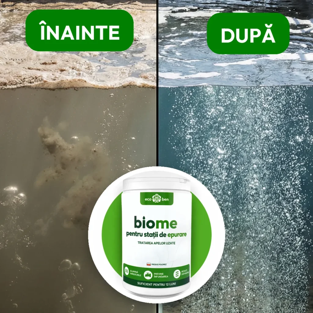 Înainte și după: BioMe Wastewater Solution